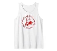 Benjamin Franklin Philadelphia Pennsylvania Patriotic Philly Tank Top
