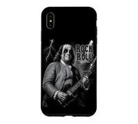 Benjamin Franklin Rock & Roll Guitar Vintage Music Lover Case for iPhone XS Max