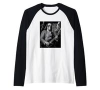 Benjamin Franklin Rock & Roll Guitar Vintage Music Lover Raglan Baseball Tee