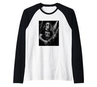 Benjamin Franklin Rock & Roll Guitar Vintage Music Lover Raglan Baseball Tee
