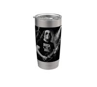 Benjamin Franklin Rock & Roll Guitar Vintage Music Lover Stainless Steel Insulated Tumbler