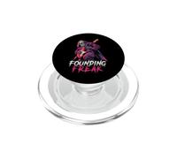 Benjamin Franklin Undead Playing Guitar Founding Freak Music PopSockets PopGrip for MagSafe