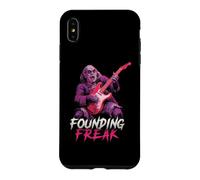 Benjamin Franklin Werewolf Playing Guitar Founding Freak Alt Case for iPhone XS Max