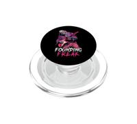 Benjamin Franklin Zombie Playing Guitar Founding Freak Music PopSockets PopGrip for MagSafe