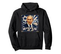 Benjamin Netanyahu, Iconic Prime Minister of State of Israel Pullover Hoodie