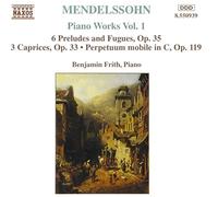 Benjamin – Piano Works Vol.1: 6 Preludes & Fugues Op35/3 Caprices Op33/Perpetuum mobile in C Op119