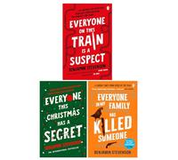 Benjamin Stevenson 3 Books Collection Set (Everyone In My Family Has Killed Someone, Everyone on this Train is a Suspect, Everyone This Christmas has a Secret)