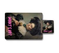 Benjamin Tate Design 12 Piece Placemat And Coaster Set With Designer Artwork 11X8 Inch