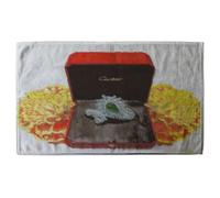 Benjamin Tate Design A Special Present For Her Soft Bath Towel in Green Benjamin Tate Design Green