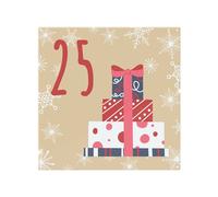 Benjamin Tate Design Advent Calendar 25 Days Of Christmas Dining Splash Back in Natural Benjamin Tate Design Natural