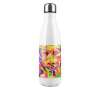 Benjamin Tate Design Amazing Illustration Of Dog Pop Art Designer Stainless Steel Bottle Designer Style