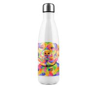 Benjamin Tate Design Amazing Illustration Pop Art Designer Stainless Steel Bottle in Natural Benjamin Tate Design Natural