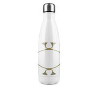 Benjamin Tate Design Ancient Egyptian Lotus Motifs Stainless Steel Bottle Designer Style