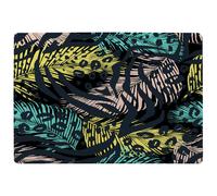 Benjamin Tate Design Animal & Tropical Print Rug in Natural | Size: Large Benjamin Tate Design Natural Large