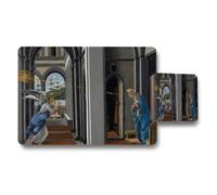 Benjamin Tate Design Annunciation Scene Placemat And Coaster Set With Archway Gallery Print