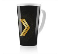 Benjamin Tate Design Arrow Gold Latte Mug, Stunning Designer Mug Fit For Any Home, Treat Yourself Or A Loved One