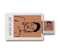 Benjamin Tate Design Art Bohème Collection Placemat Coaster Set Limited Edition