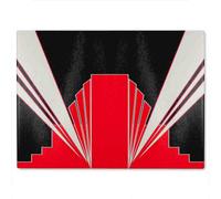 Benjamin Tate Design Art Deco Building Glass Chopping Board