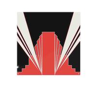 Benjamin Tate Design Art Deco Building Splash Back in Natural Benjamin Tate Design Natural