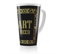 Benjamin Tate Design Art Deco Latte Mug, Stunning Designer Mug Fit For Any Home, Treat Yourself Or A Loved One