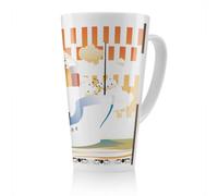Benjamin Tate Design Art Deco Ship Latte Mug, Stunning Designer Mug Fit For Any Home, Treat Yourself Or A Loved One