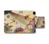 Benjamin Tate Design Artful Placemat And Coaster Set With Wood Backing And Designer Artwork Print Technology Limited Edition
