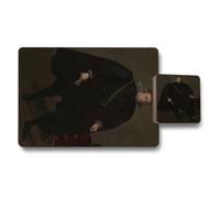 Benjamin Tate Design Artisan Studio Placemat And Coaster Set From Classic Portrait Collection With Wood Bottom Limited Edition