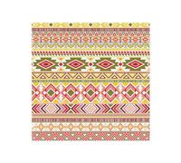 Benjamin Tate Design Aztec American Indian Pattern Splash Back in Natural Benjamin Tate Design Natural