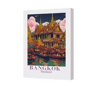 Benjamin Tate Design Bangkok Thailand Handmade Canvas Art Print Contemporary Wall Decor