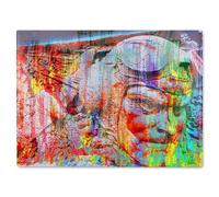 Benjamin Tate Design Battle Of Britain Head Glass Chopping Board in Natural Benjamin Tate Design Natural