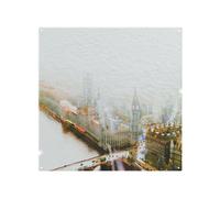 Benjamin Tate Design Big Ben In The Mist Splash Back in Natural Benjamin Tate Design Natural