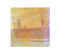 Benjamin Tate Design Big Ben Yellow Mist Splash Back Designer Style