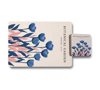 Benjamin Tate Design Botanical Garden Placemat And Coaster Set From The Botanical Garden Collection No 102 With Wood Bottom