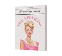 Benjamin Tate Design Breaking News Like A Princess Canvas Print Wall Art Special Edition
