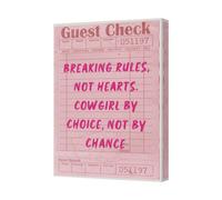 Benjamin Tate Design Breaking Rules Not Hearts Cowgirl By Choice Not By Chance Canvas Wall Art