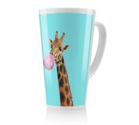 Benjamin Tate Design Bubble Gum On Color Background Designer Latte Mug, Stunning Designer Mug Fit For Any Home, Treat Yourself Or A Loved One