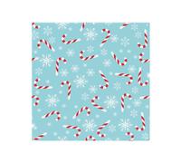 Benjamin Tate Design Candy Canes & Snowflakes Dining Splash Back in Natural Benjamin Tate Design Natural