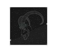 Benjamin Tate Design Capricorn Zodiac Sign Dining Splash Back in Natural Benjamin Tate Design Natural