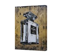 Benjamin Tate Design Chanel No 5 Perfume Bottle Canvas Wall Art Print Uk Handmade