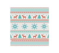 Benjamin Tate Design Christmas Traditional Knitted Dining Splash Back in Natural Benjamin Tate Design Natural