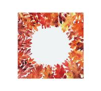 Benjamin Tate Design Circled Autumn Leaves Splash Back Designer Style