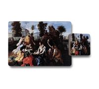 Benjamin Tate Design Classical Nativity Scene Placemats And Coasters Set Art Print