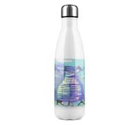 Benjamin Tate Design Clean Freak Blue Stainless Steel Bottle Designer Style