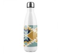 Benjamin Tate Design Cleopatra Fan Ethnic Pattern Stainless Steel Bottle Designer Style