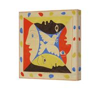 Benjamin Tate Design Contemporary Abstract Canvas Art Print With Gallery Wrapped Frame British Made