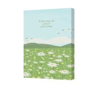 Benjamin Tate Design Contemporary Canvas Wall Art Field Daisies Pastel Sky Uk