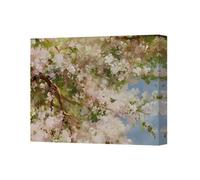 Benjamin Tate Design Contemporary Floral Canvas Wall Art Print On Deep Frame Handmade In The Uk