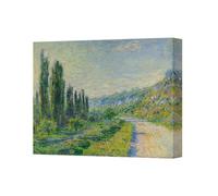 Benjamin Tate Design Contemporary Landscape Canvas Art Print With Deep Wood Frame Handmade In The Uk