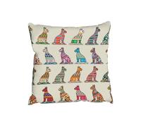 Benjamin Tate Design Cushions - Egyptian Cats (Cushion) Benjamin Tate Design Multicolor
