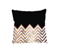 Benjamin Tate Design Cushions - Marble Zig Zag Pattern (Cushion) Benjamin Tate Design Multicolor
